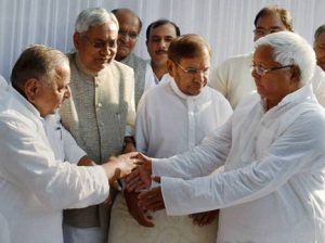 janta-parivar-lalu-mulayam-sharad-bihar election