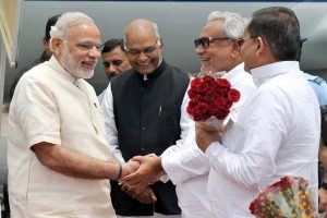 modi meeting with nitish at patna bihar