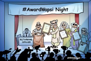 award return in indian cartoon