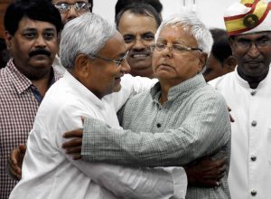 Lalu and Nitish after Bihar poll verdicts