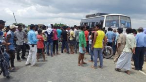 hasanpura siwan highway jam