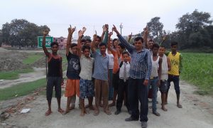 villagers of tarwara siwan for electric transfarmer